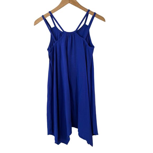 Melrose and Market New Girls Asymmetrical Hem Casual Dress Blue Size Large 10/12 - Picture 2 of 7